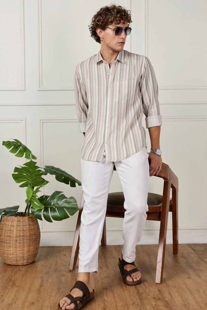 full sleeve linen shirt