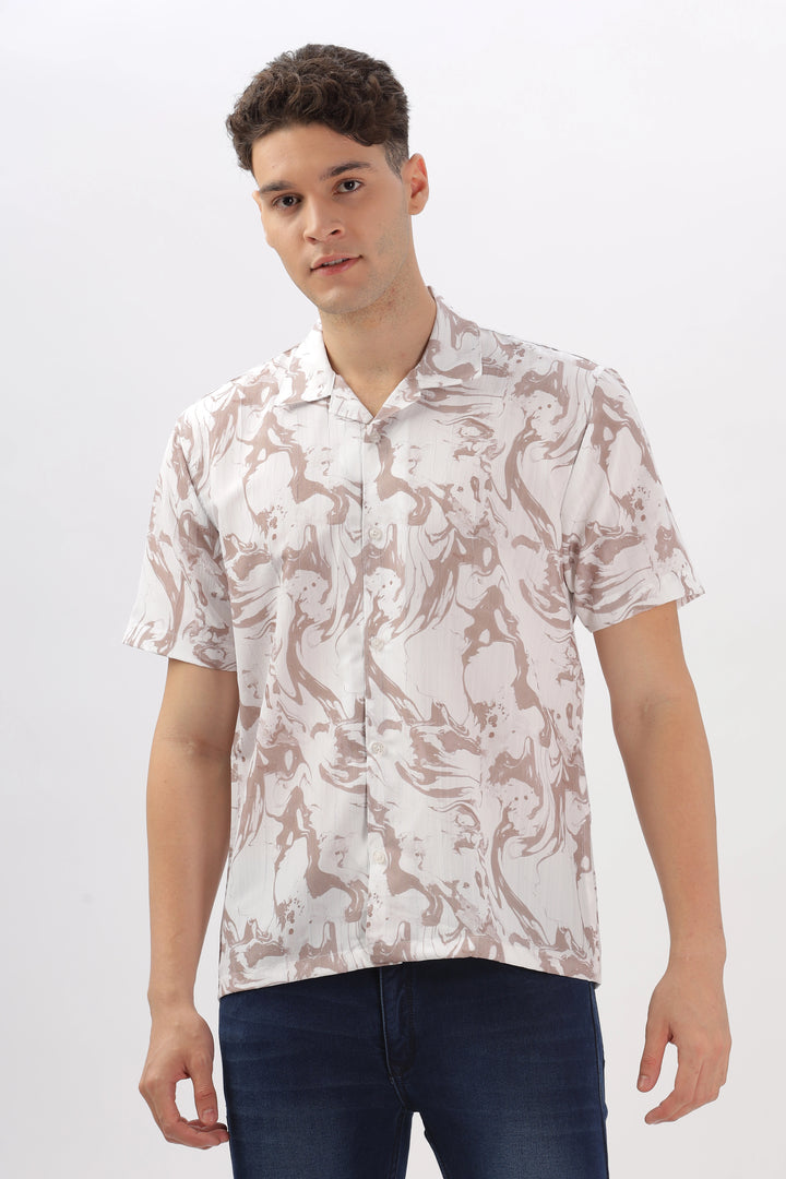 printed popcorn shirt