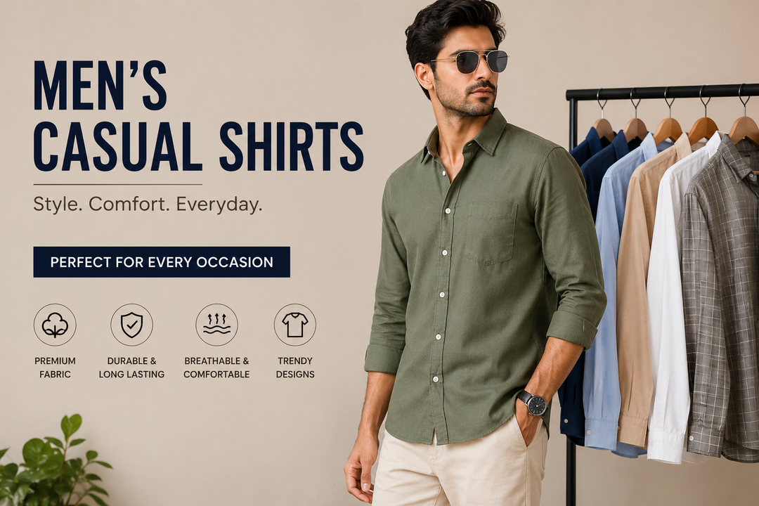 Shop Men’s Casual Shirts Online: How to Choose the Perfect Fit