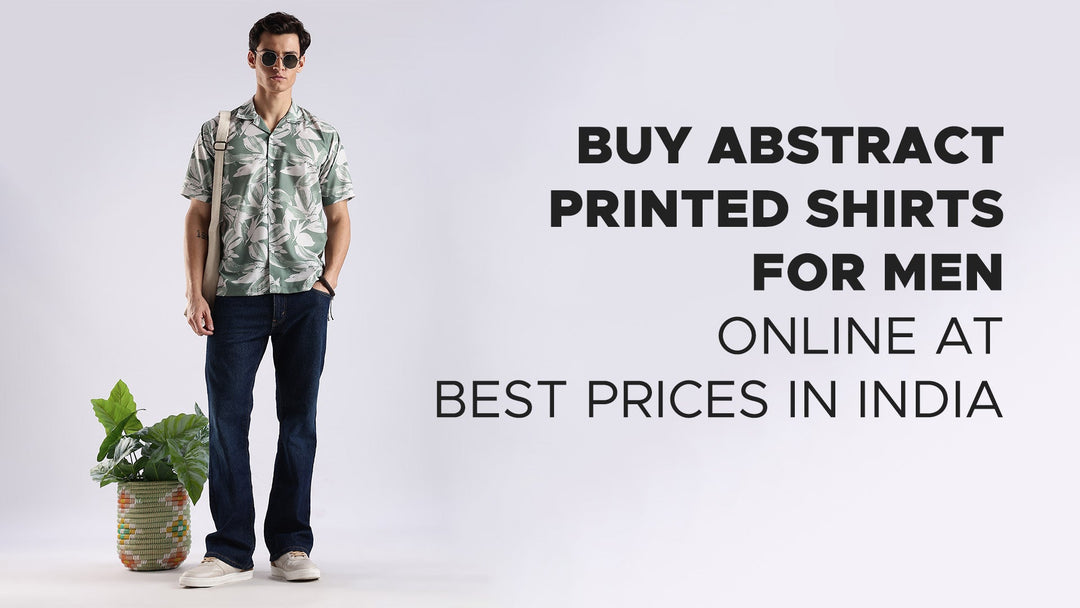 Buy abstract printed shirts for men Online at Best Prices in India