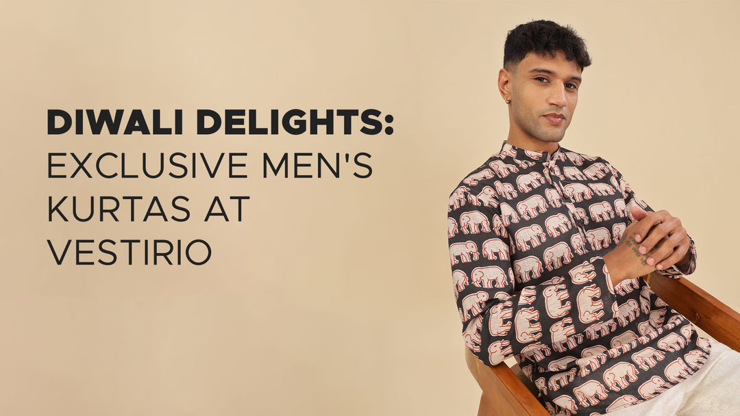 Diwali Delights: Exclusive Men's Kurtas at Vestirio