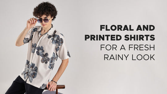 Floral and Printed Shirts for a Fresh Rainy Look