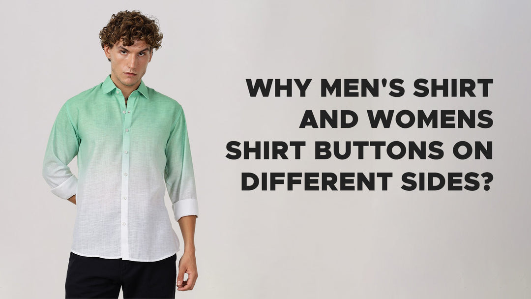 Why men's shirt and womens shirt buttons on different sides