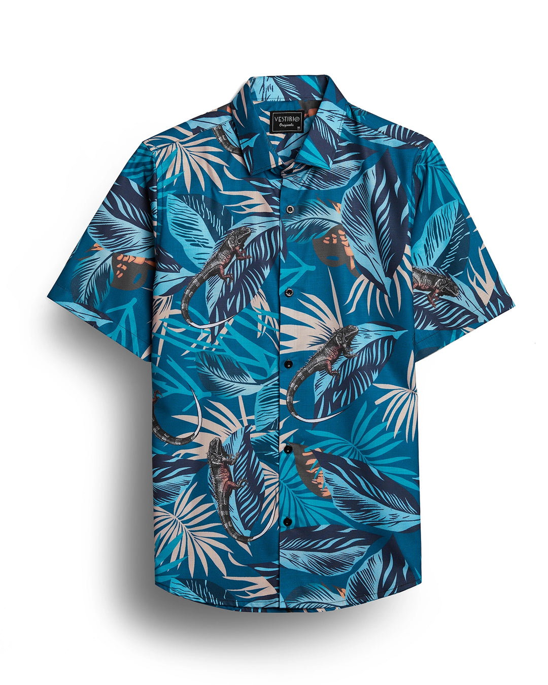 JUNGLE HALF SLEEVE PRINTED SHIRT FOR MEN