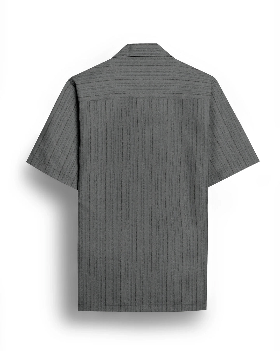 Grey popcorn half sleeve shirt