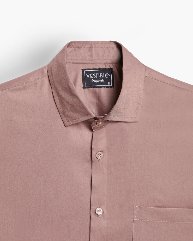 copper rose full sleeve plain shirt for men - mens shirt - buy now! –  VESTIRIO