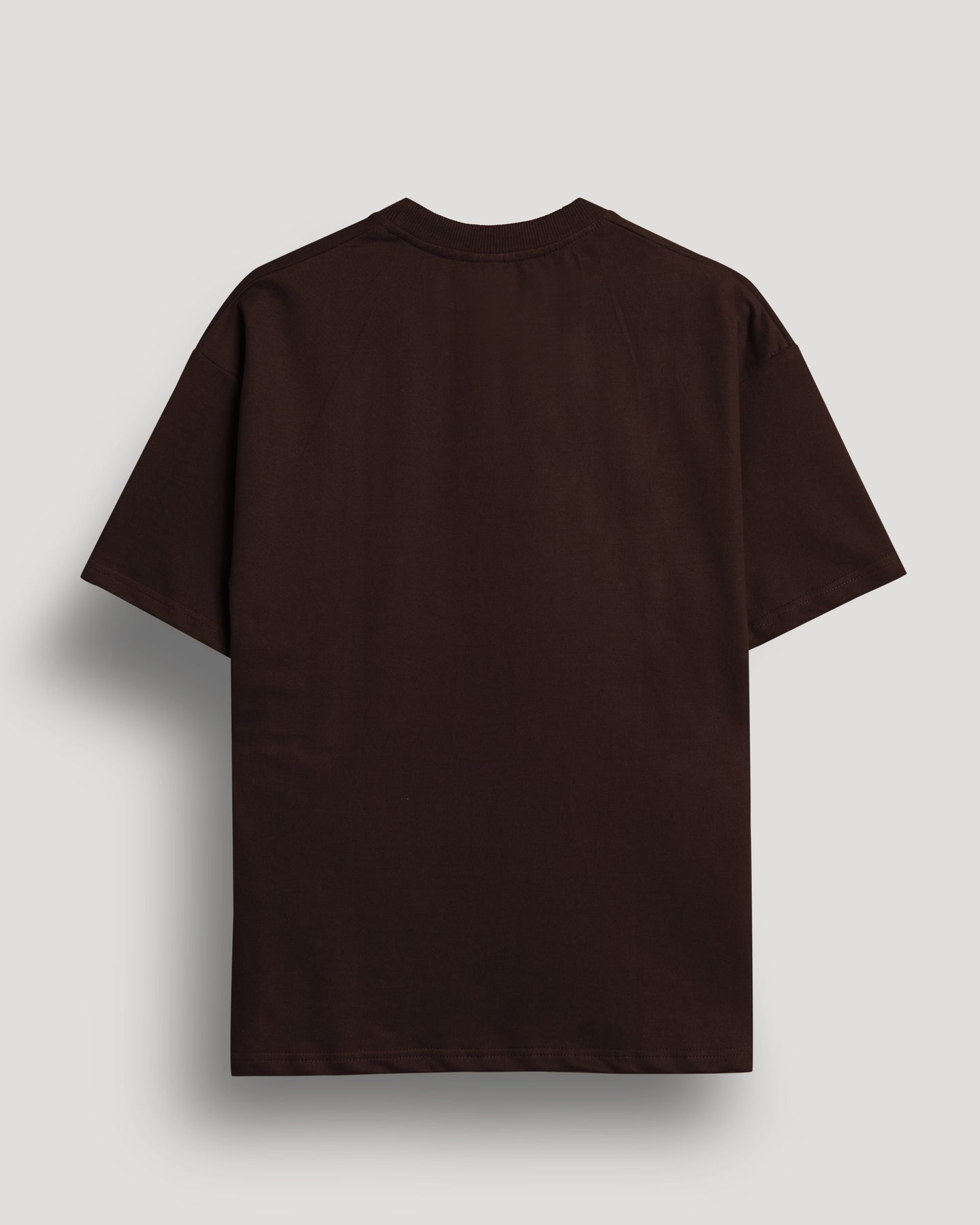 buy brown plain oversized t-shirt for men vestirio online – VESTIRIO