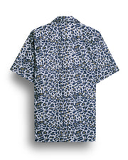 White Leopard Printed Shirt