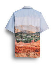 Blue Mountain Printed Shirt