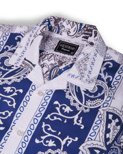 Paisley court printed short sleeve shirt for men