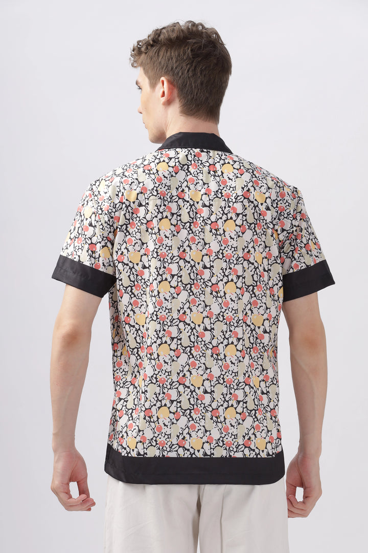 Pomme fruit printed half sleeve shirt