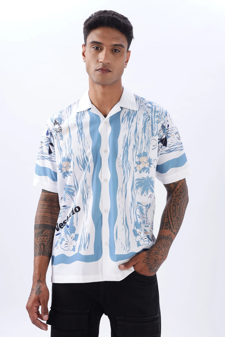 Seashore short sleeve camp collar shirt