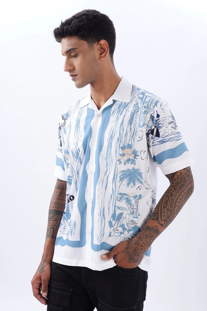 Seashore short sleeve camp collar shirt