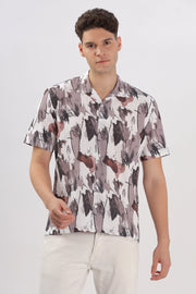 printed popcorn shirt