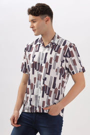 printed popcorn shirt