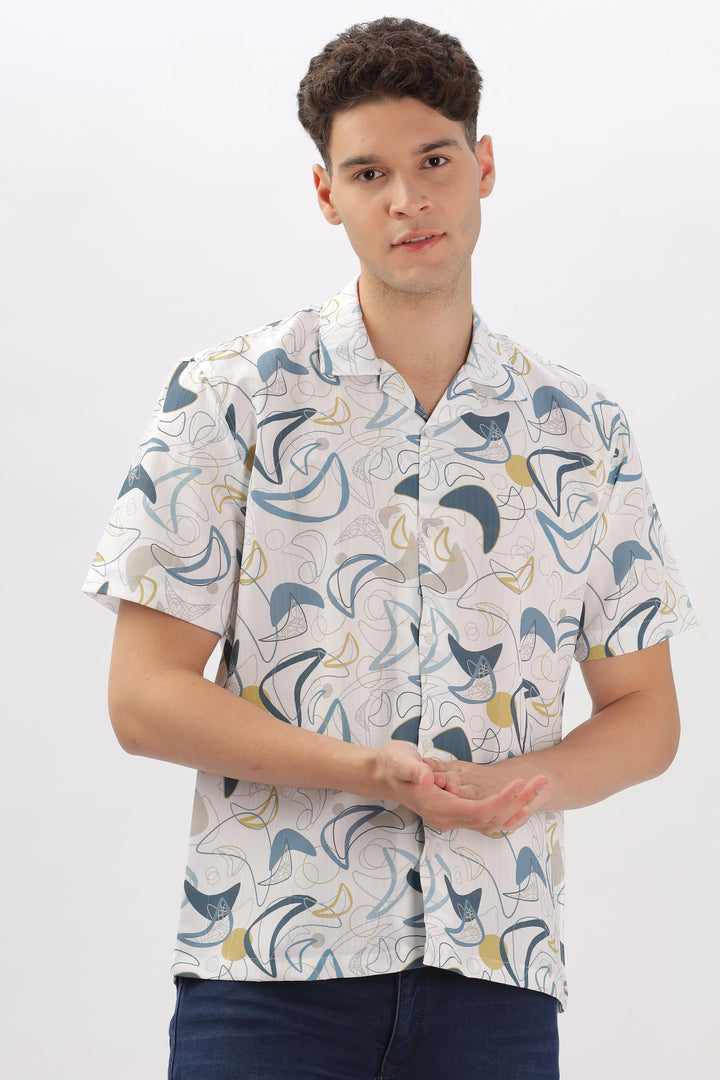 printed popcorn shirt