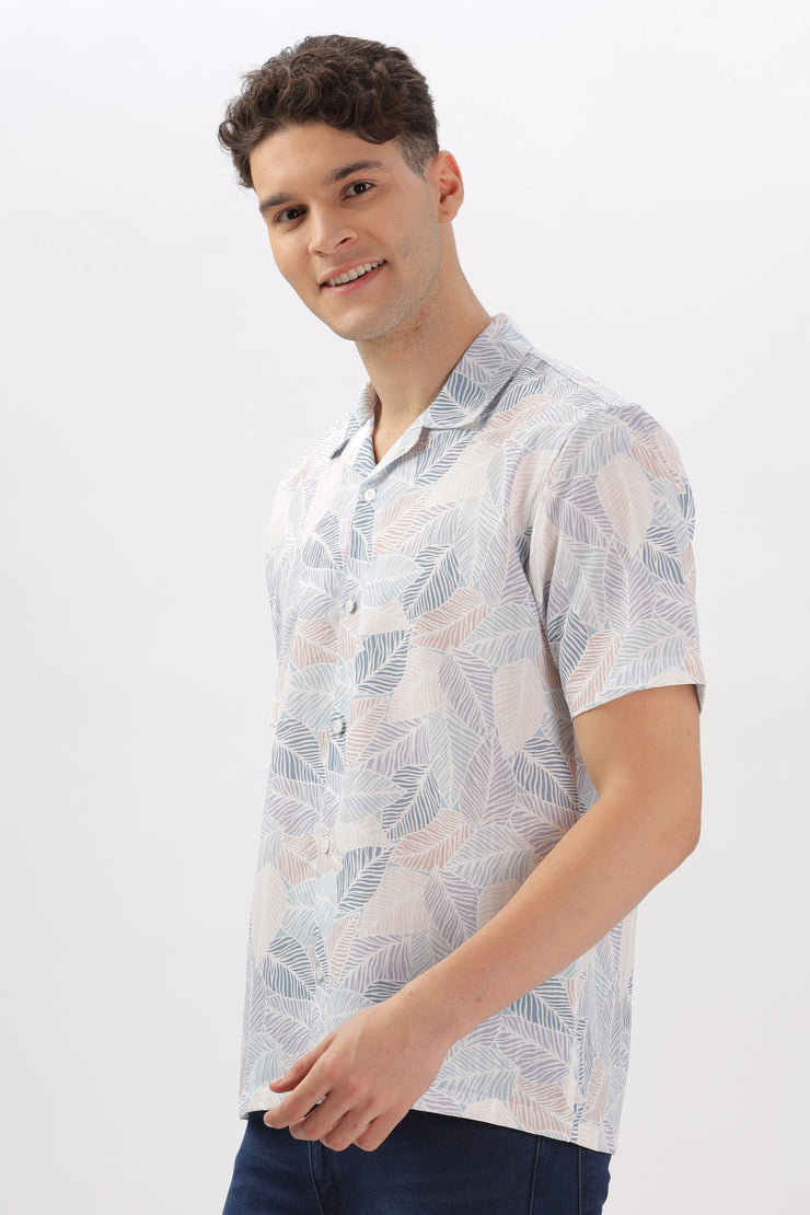  leaf printed shirt