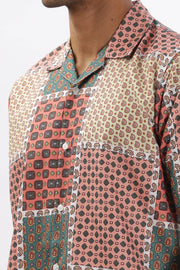 Multicolor bandana printed shirt