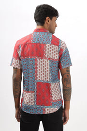 Multicolour bandana printed shirt