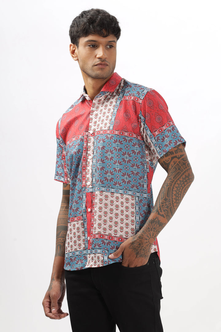 Multicolour printed shirt