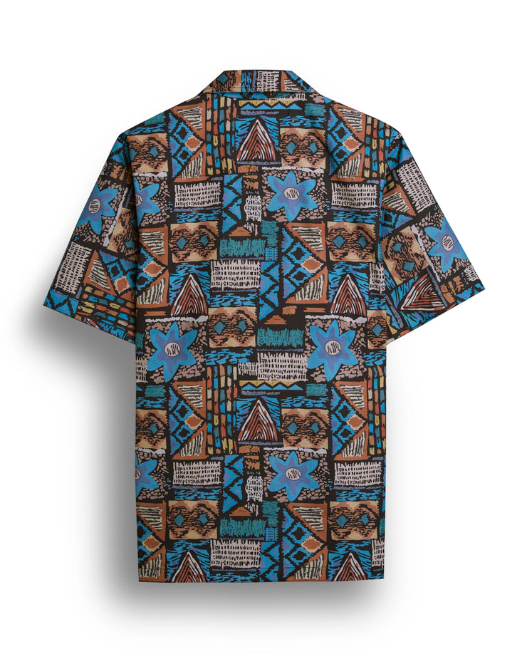 geometric printed shirt for men