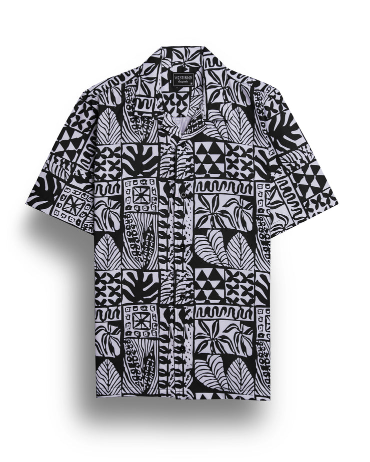 Buy hawaiian floral printed short sleeve shirt for men online