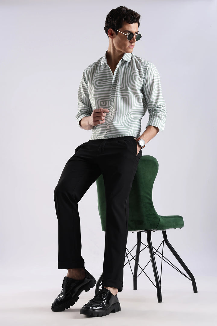  abstract printed full sleeve shirt