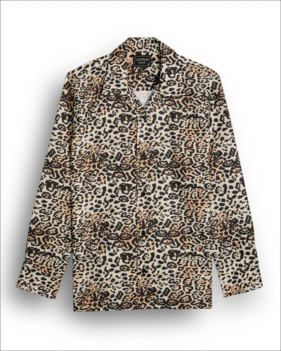 Buy leopard print shirt for men full sleeve shirt for men online - VESTIRIO