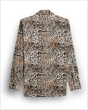 Brown Leopard Printed Shirt