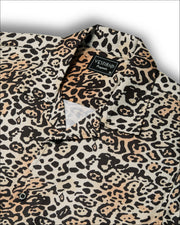 Leopard print full sleeve shirt for men