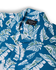 Hawaiian palm tree printed short sleeve shirt for men