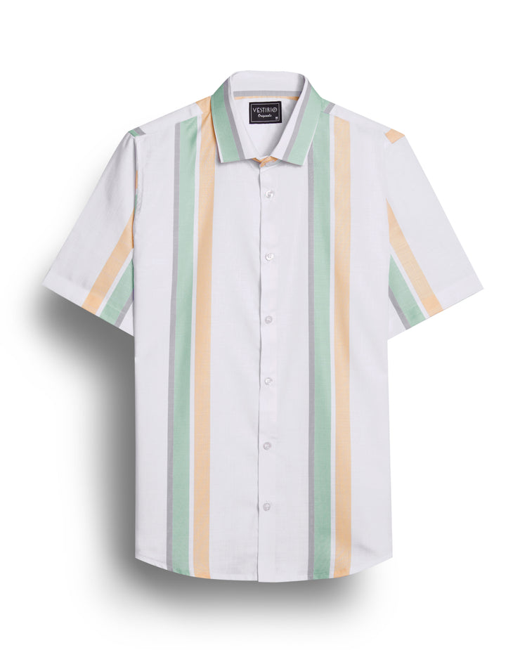 Light Apricot Stripe Shirt