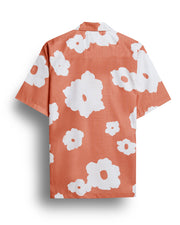 Coral Flower Printed Shirt