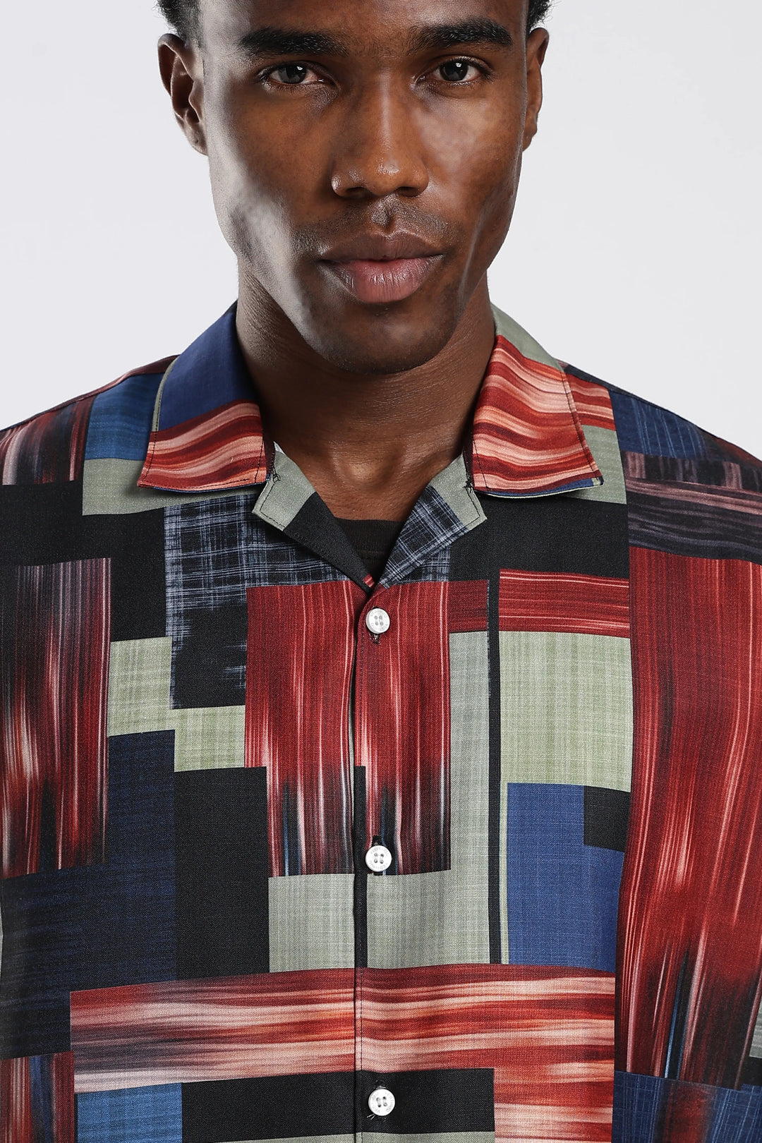 Multi abstract printed shirt