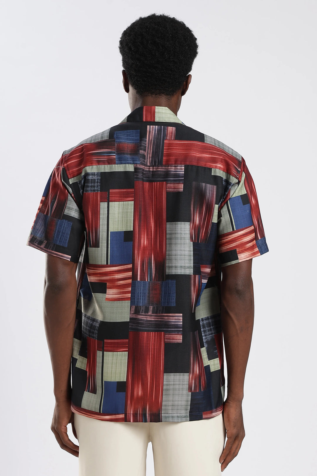 Multi abstract printed shirt