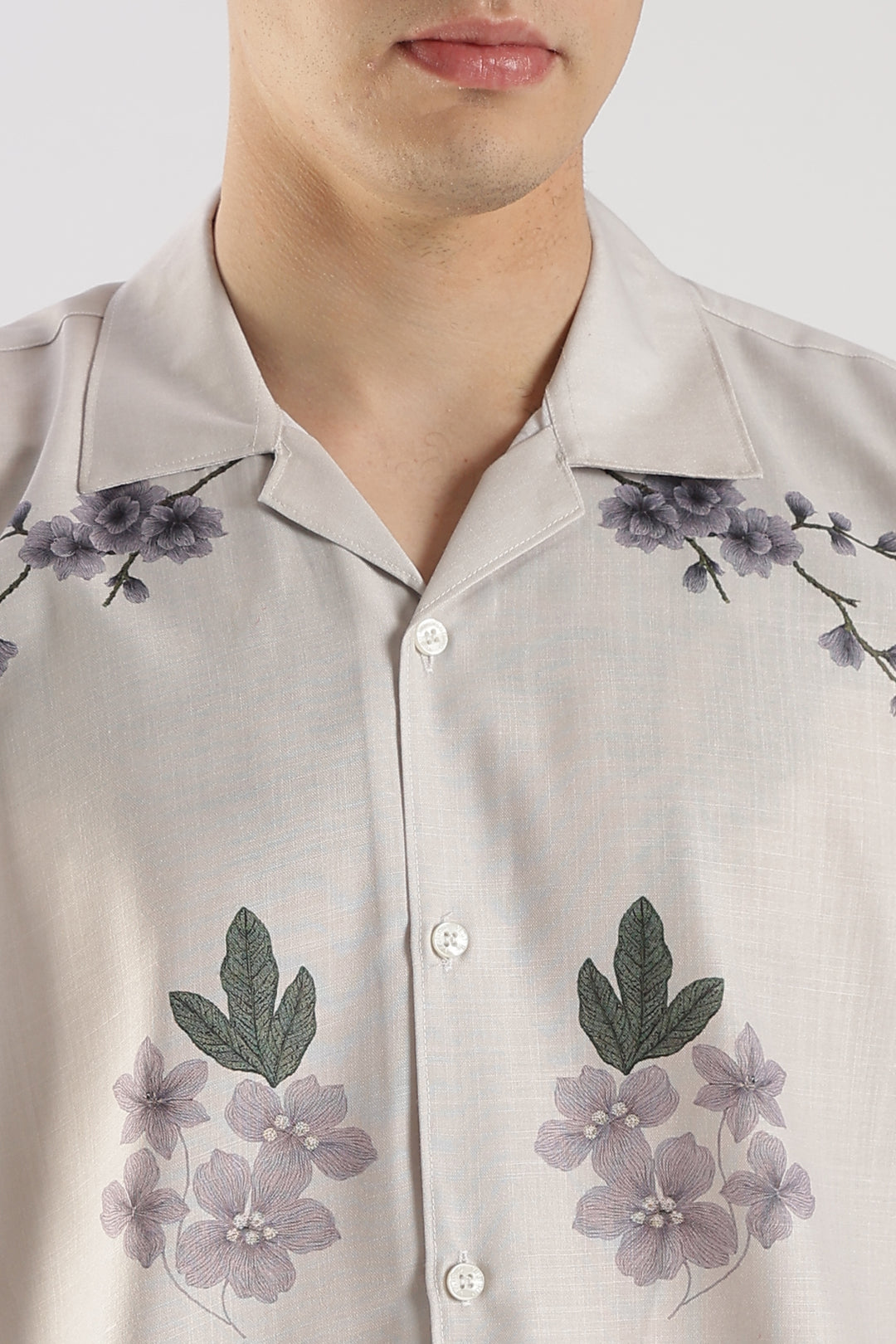 Offwhite floral printed shirt