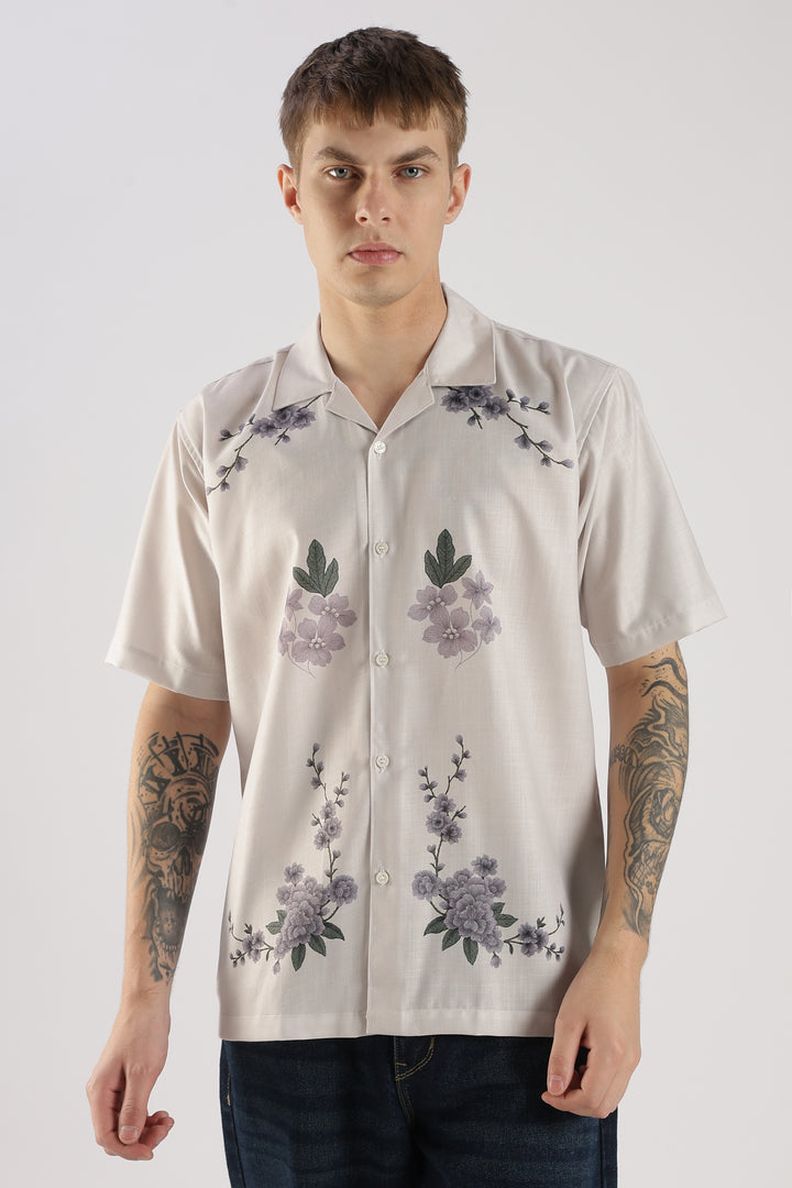Offwhite floral shirt