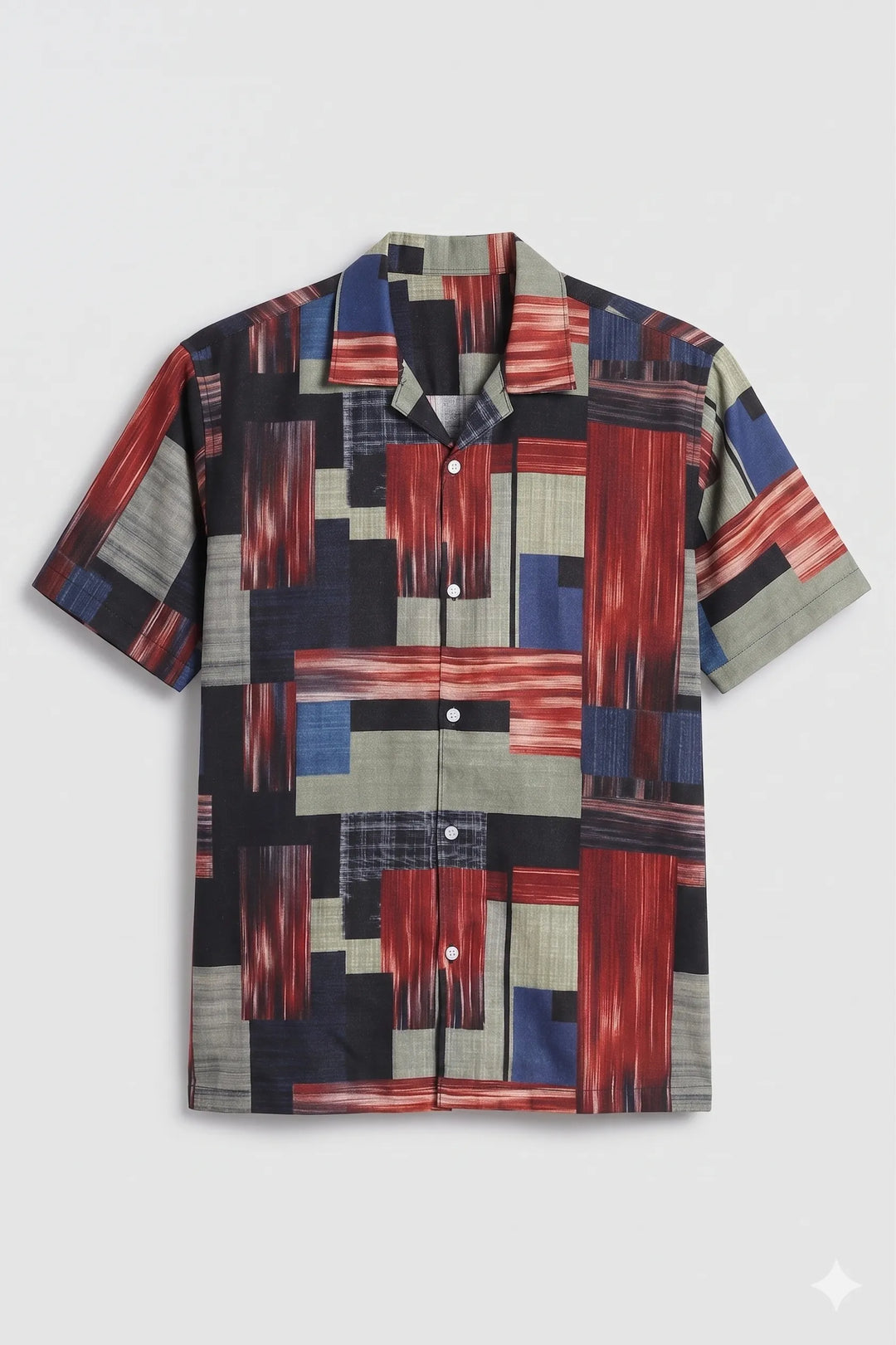 Multi abstract printed shirt