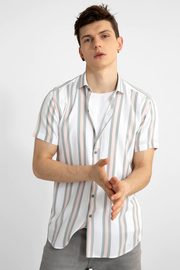 Dawn Pink Stripe  Shirt