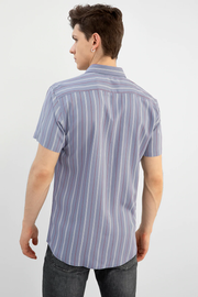 Santas Gray Stripe  Shirt