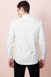 Plain White Full Sleeve Shirt