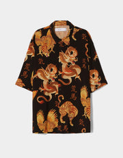 Black Dragon Printed Shirt